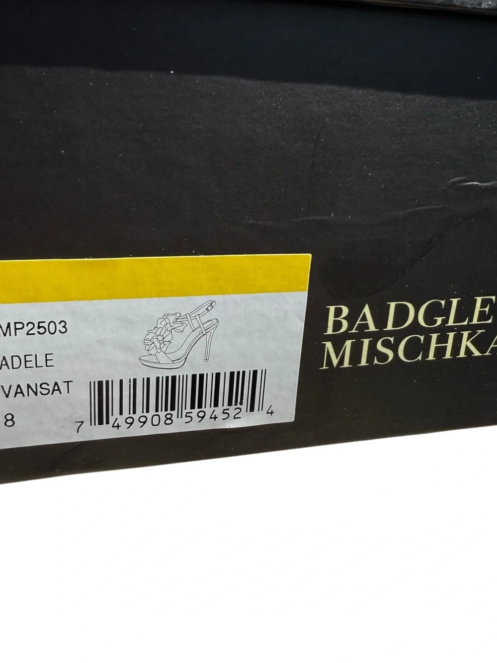 Badgley Mischka new box